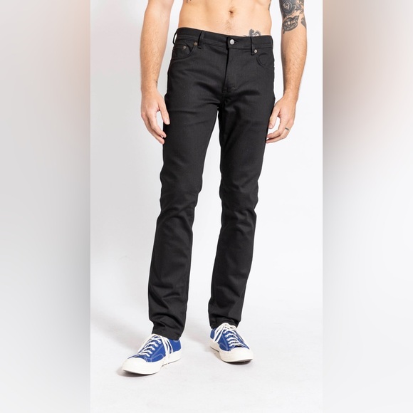 ACNE STUDIOS BLACK NORTH STAY JEANS - Picture 1 of 7